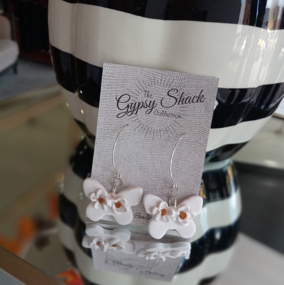 Handmade clay earrings - Picture 5 of 6